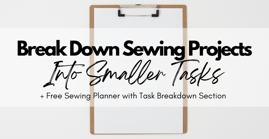 Free Sewing Planner on Clipboard