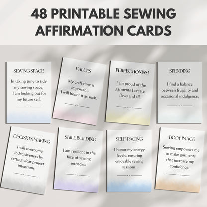 48 Printable Sewing Affirmations