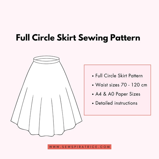 Free Full Skirt Sewing Pattern