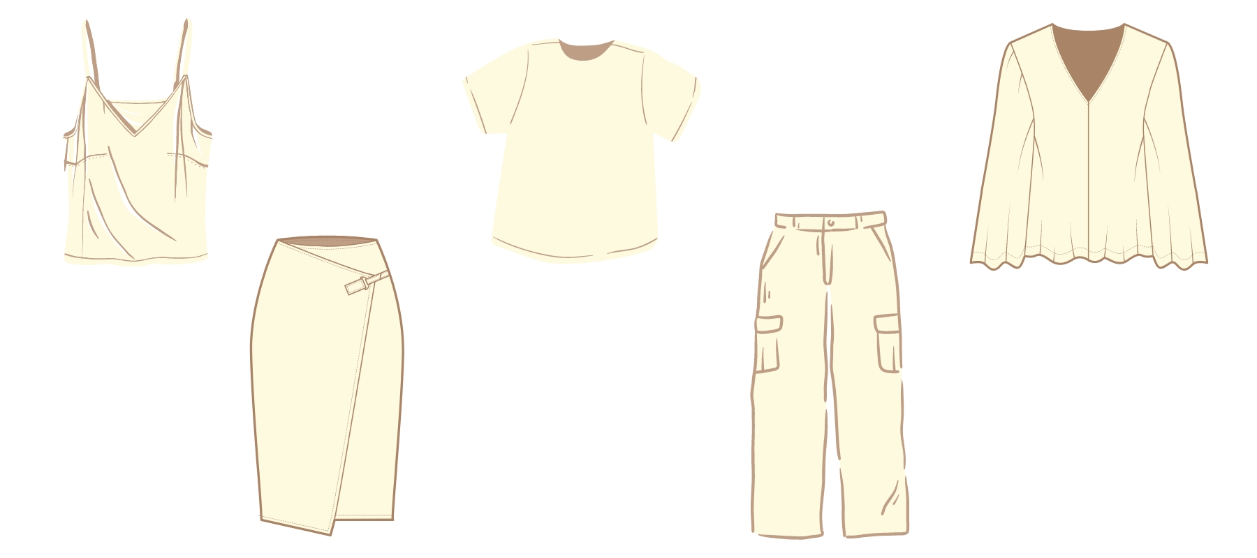 Capsule wardrobe sewing patterns