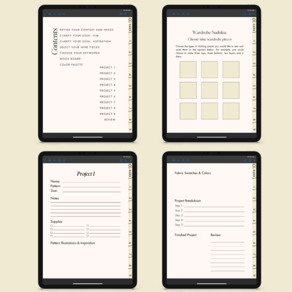 Digital Sewing Planner for Capsule Wardrobes - Image 2
