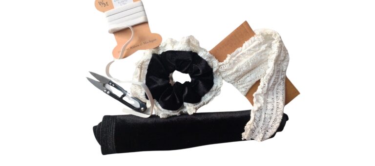 How to Sew a Scrunchie with Lace Trim