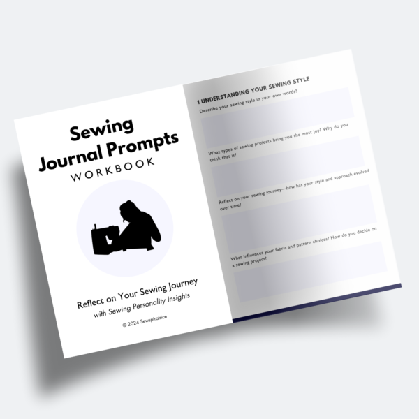 Sewing Journal Prompts Workbook