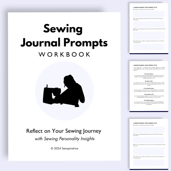 Sewing Journal Prompts Workbook - Image 2