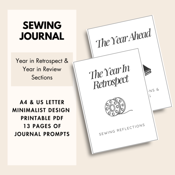 Printable Sewing Journal: Review & Resolutions - Image 4