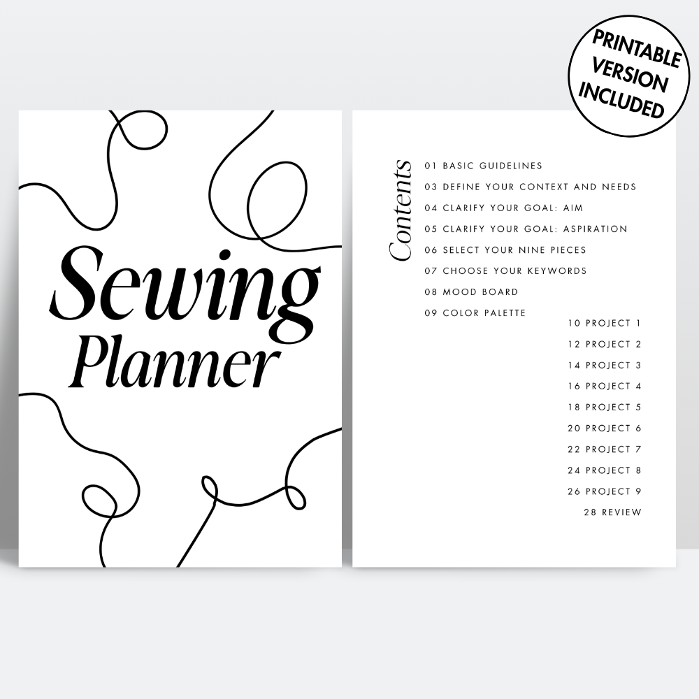 Digital Sewing Planner for Handmade Wardrobes - Image 2