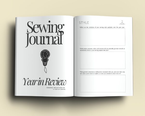 Printable Sewing Journal: Review & Resolutions - Image 2