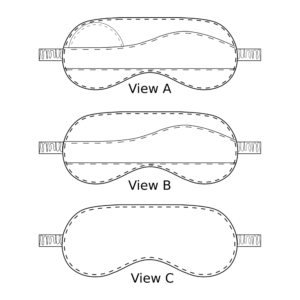 Sunset Sleep Mask Sewing Pattern