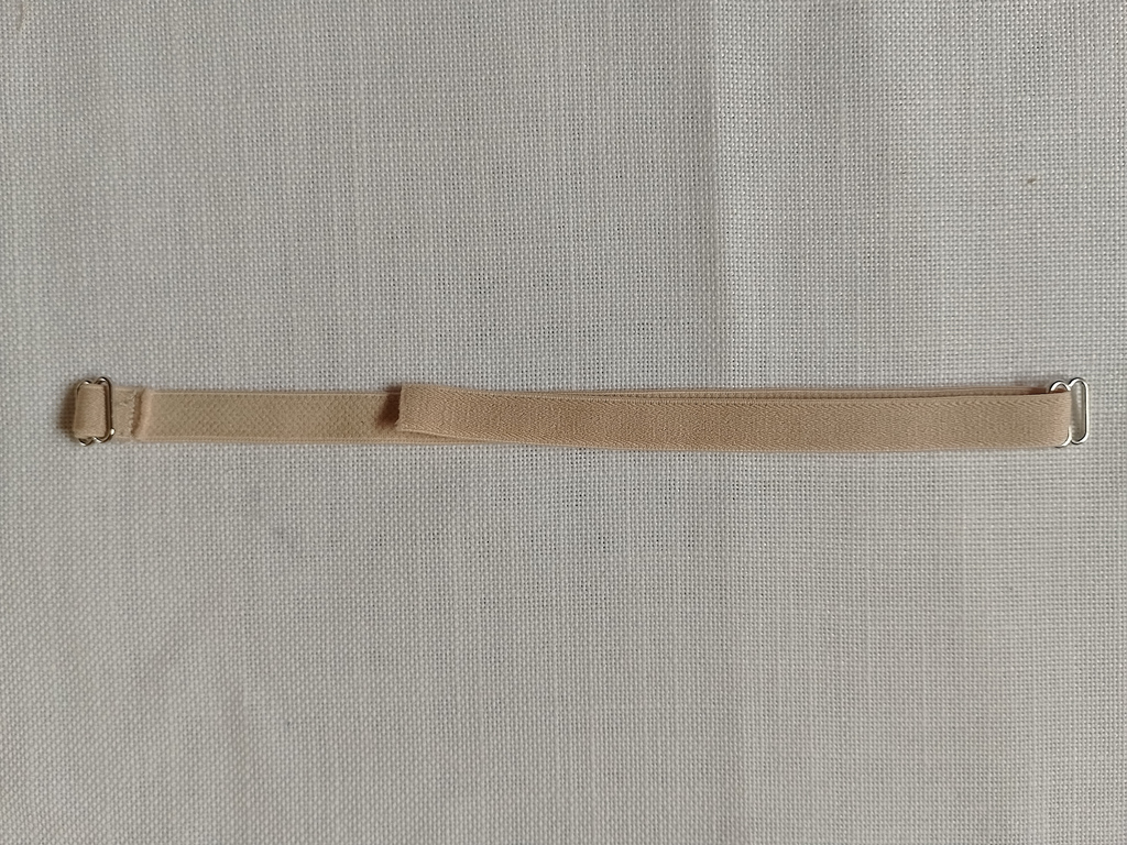 Beige elastic strap