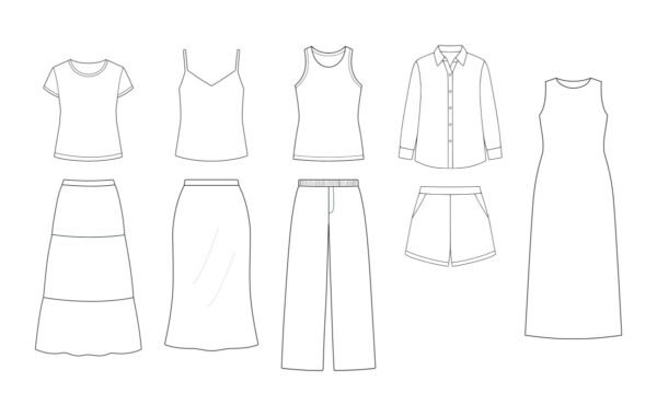 Free Summer Sewing Patterns to Sew a Capsule Wardrobe