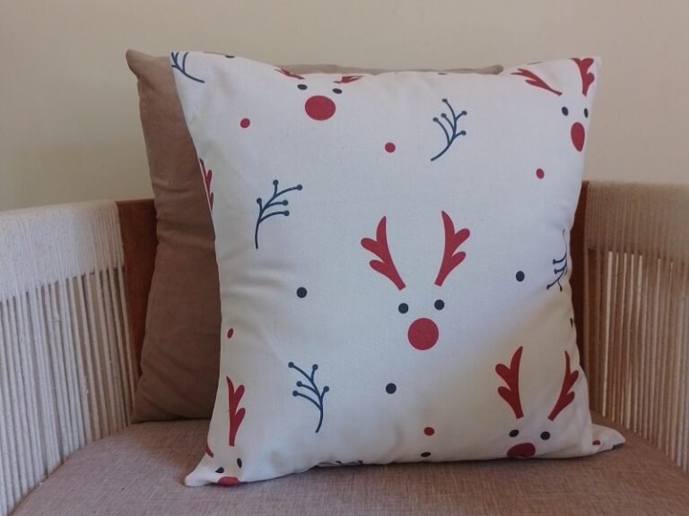 How to sew an envelope cushion cover