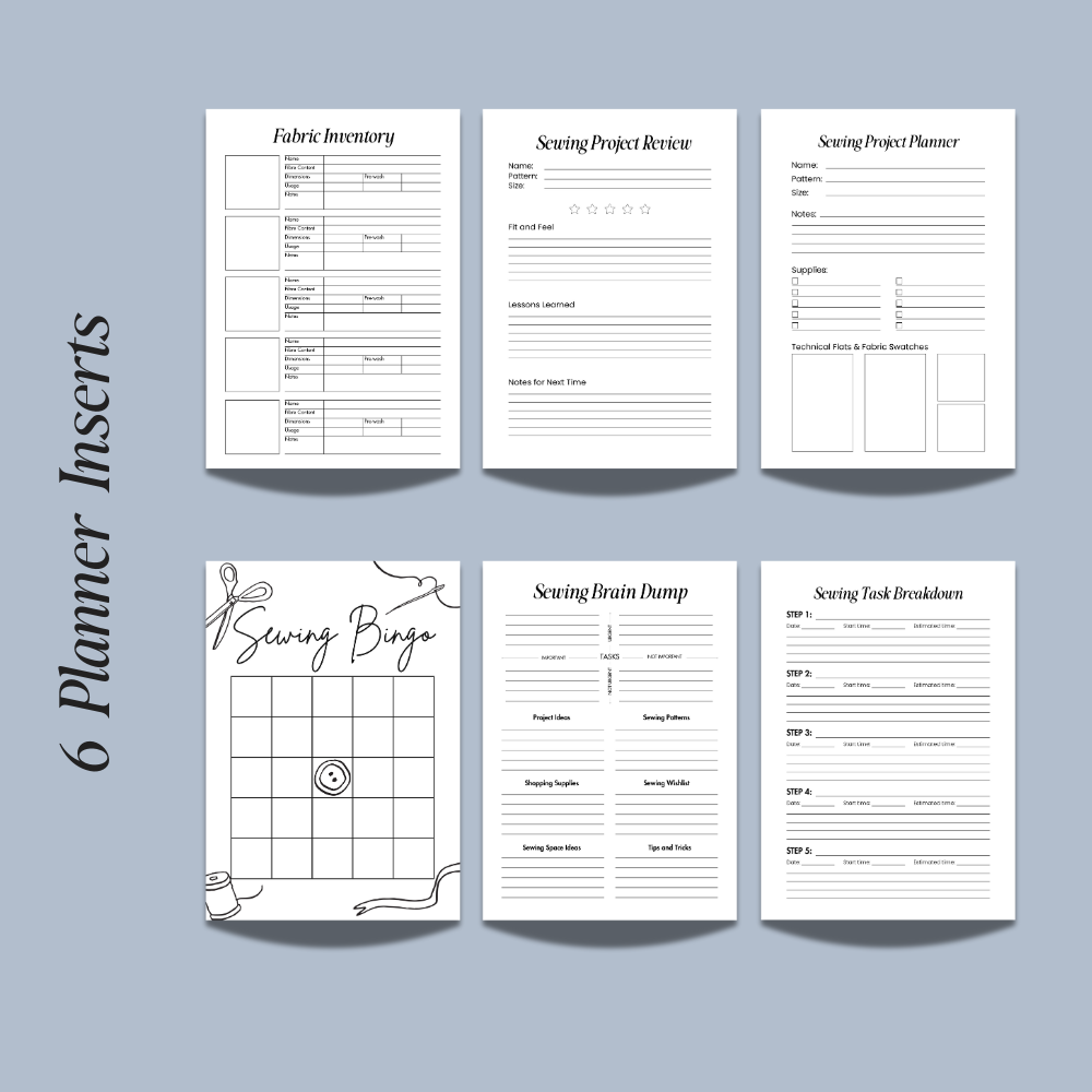All-in-one Sewing Planner Bundle - Image 3