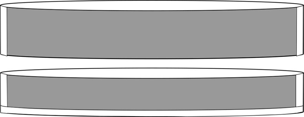 Illustration of an outer and inner waistband